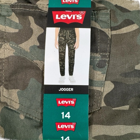 LEVIS Jeans Camo  Stretch Boy's Twill Jogger Green Camouflage Size 14 NWT New! - Picture 4 of 4